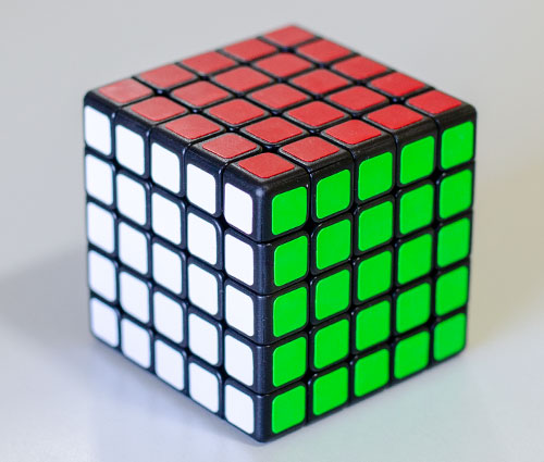 ShengShou M 5x5 kocka crna