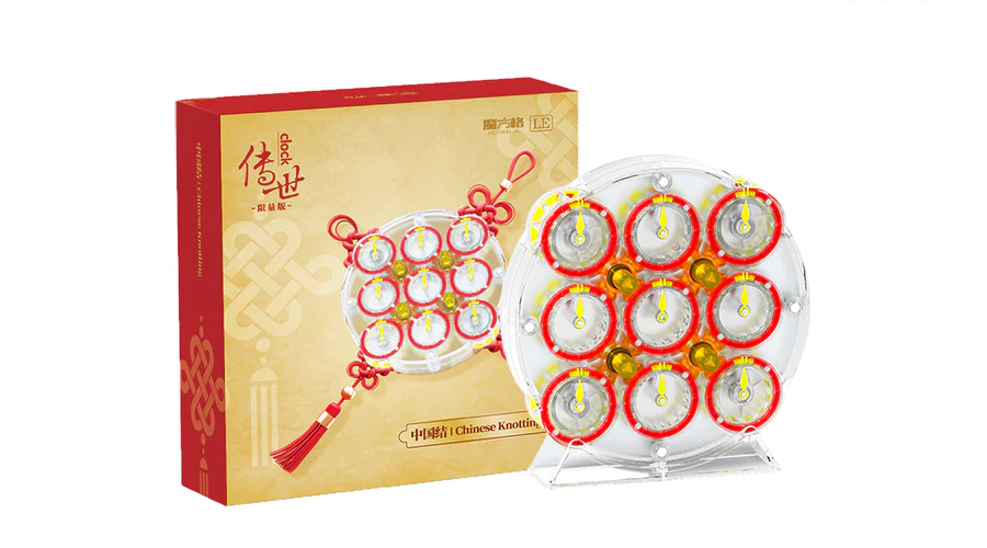 QiYi Magnetic Clock Chinese Knotting