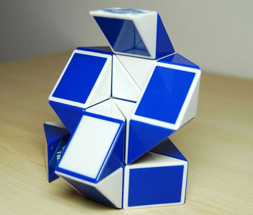 Rubik Snake Plavo-beli