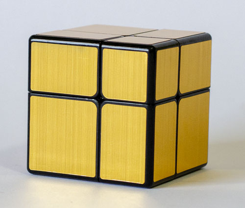 QY Mirror 2x2 Gold
