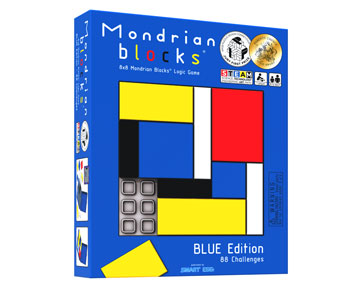 Rubikov Mondrian Plavi