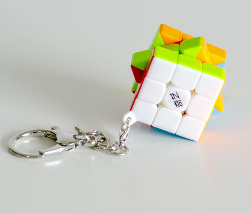 QiYi Keychain 3x3 Stickerless